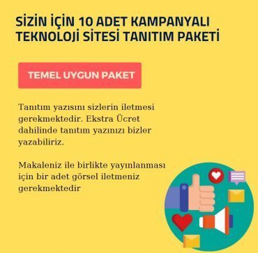 teknoloji sitesi tanitimi