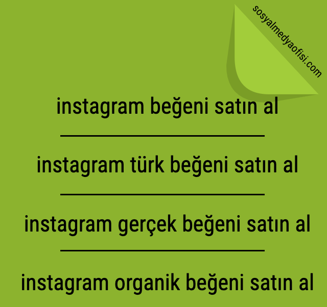 instagram begeni satın al