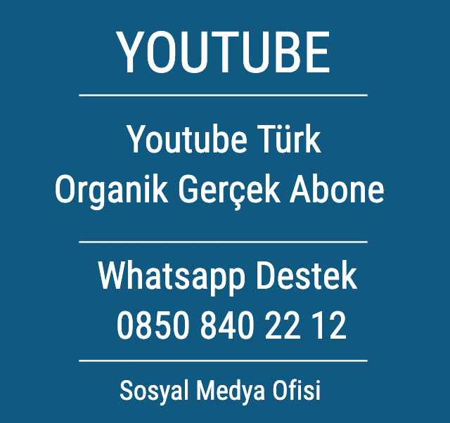 youtube abone satın al