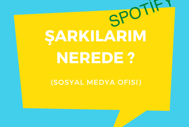 spotify şarkıları nerede