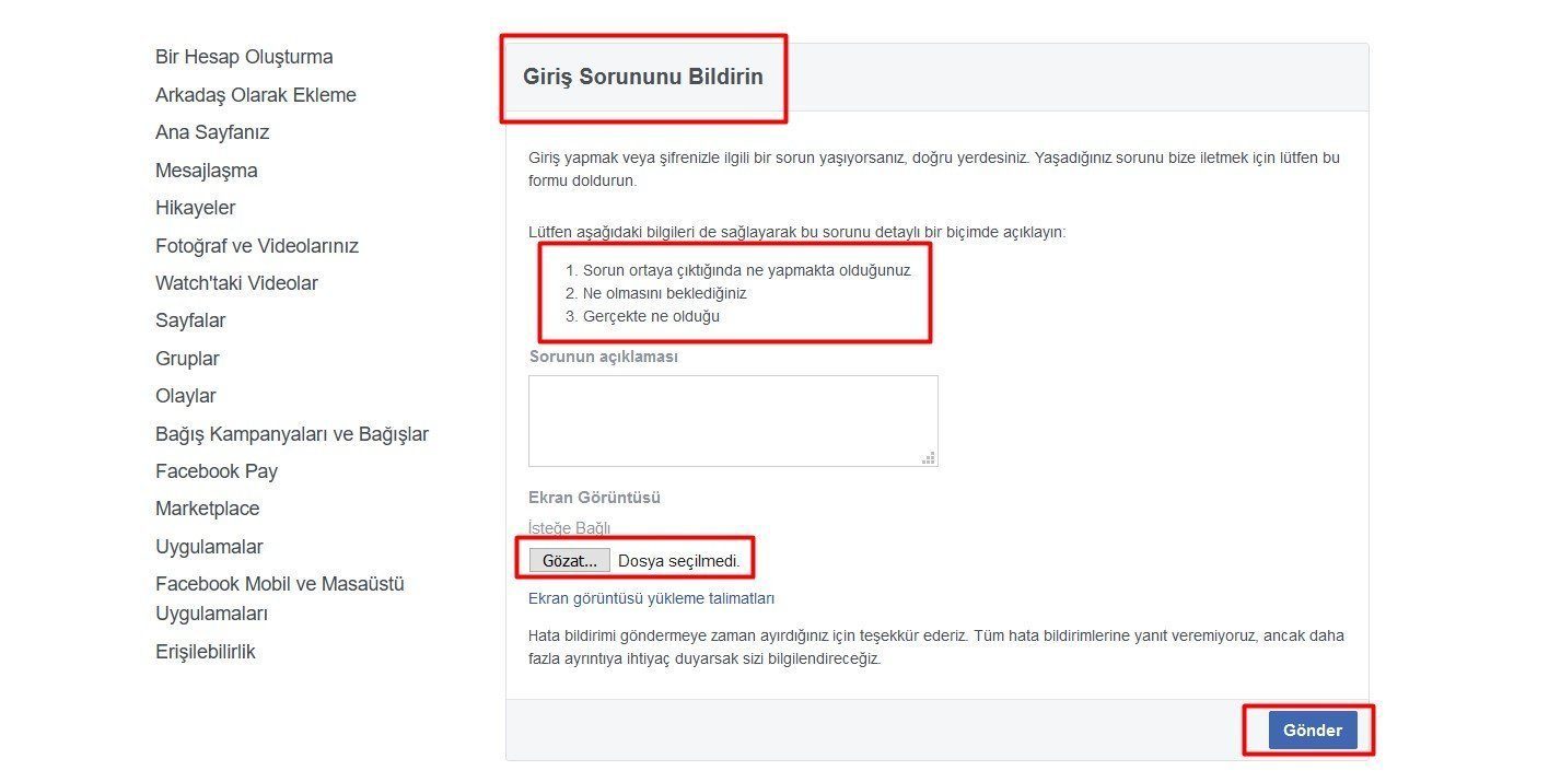 Facebook'a Nasıl Ulaşabilirim?