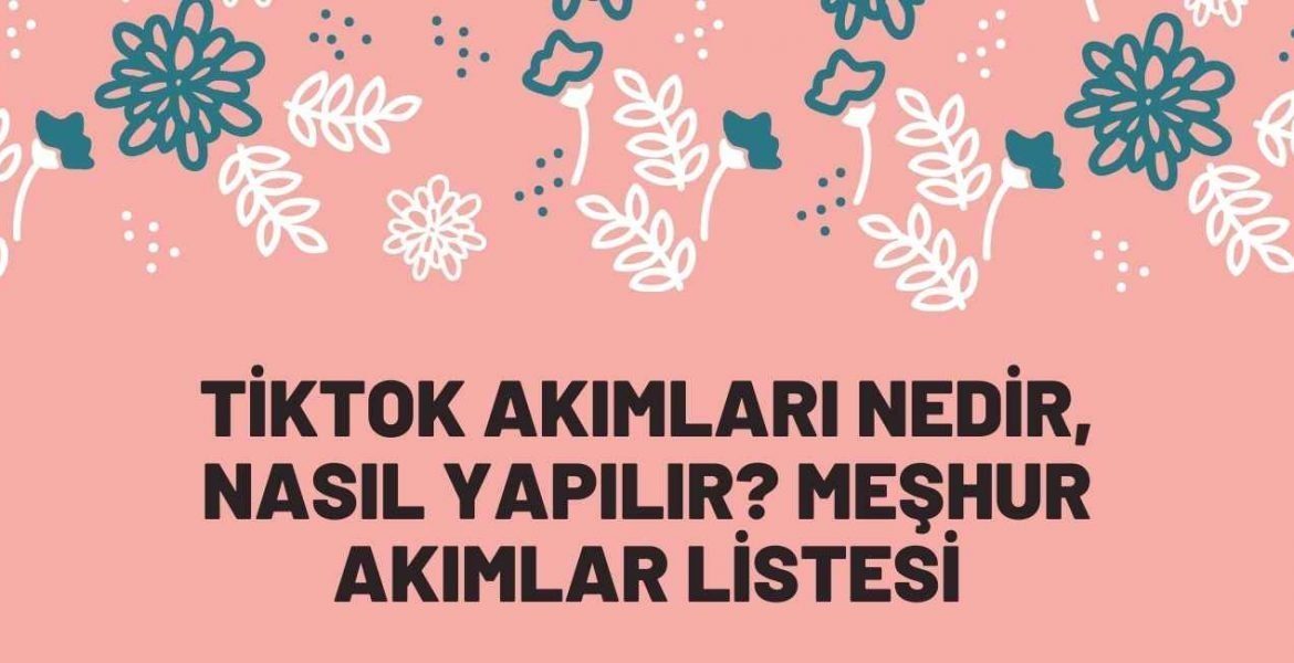 Tiktok Akımları Nedir, Nasıl Yapılır? Meşhur Akımlar Listesi